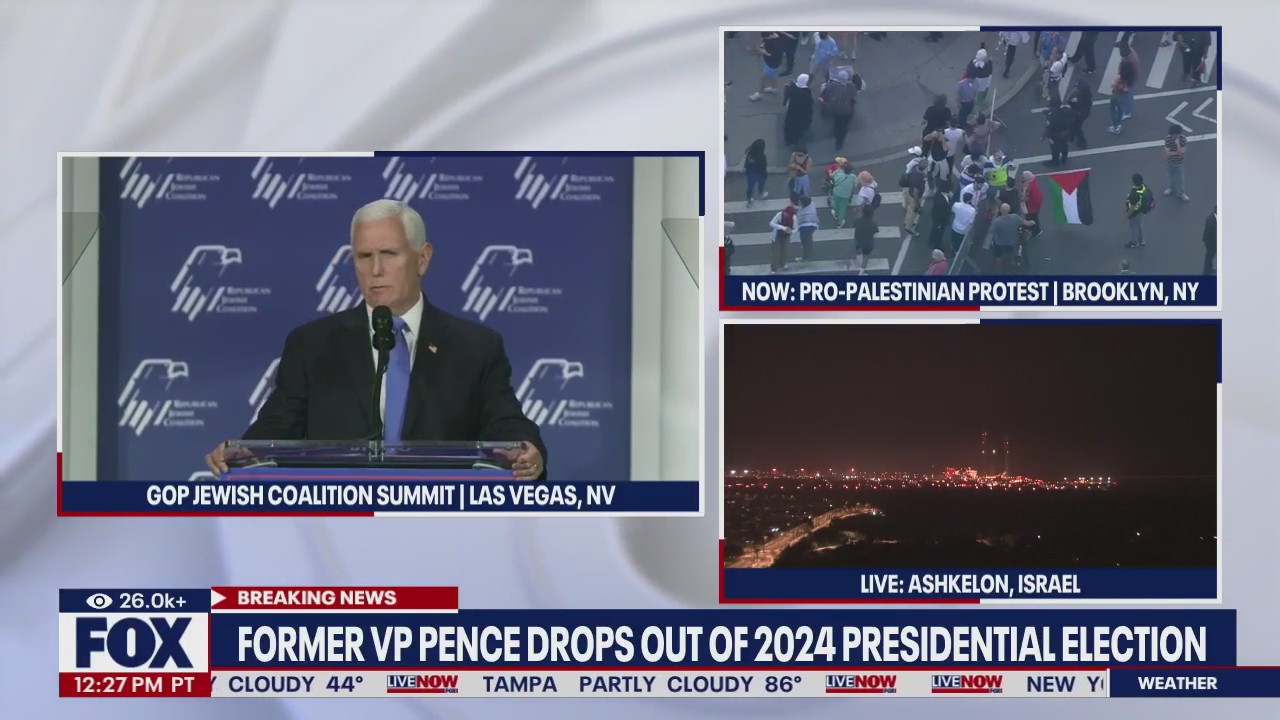 Mike Pence drops out of 2024 presidential race | LiveNOW from FOX
