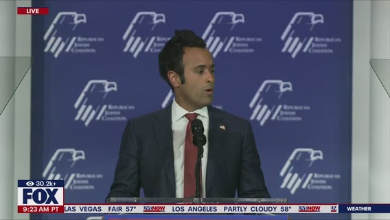 Ramaswamy stumps in Las Vegas at Jewish Coalition