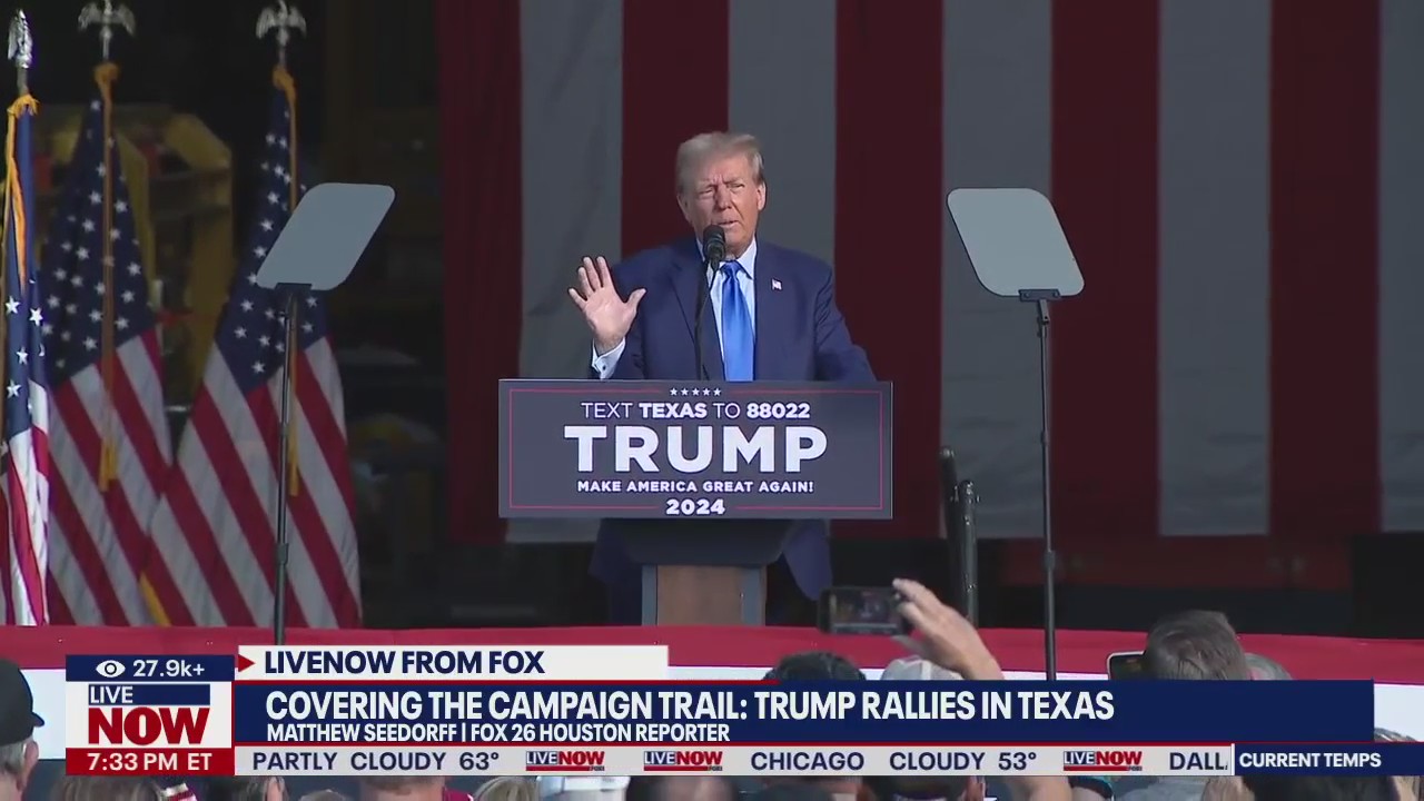Trump addresses supporters at Texas rally | LiveNOW from FOX