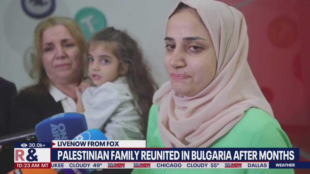 Palestinian Fox Palestinian family reunited in Bulgaria | LiveNOW from FOX