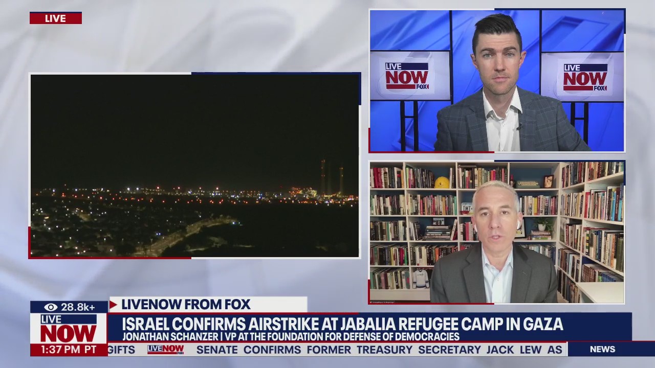 Israel airstrike on Jabalia refugee camp in Gaza