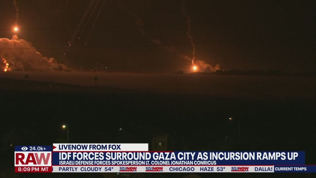Israel-Hamas war: IDF forces surround Gaza City