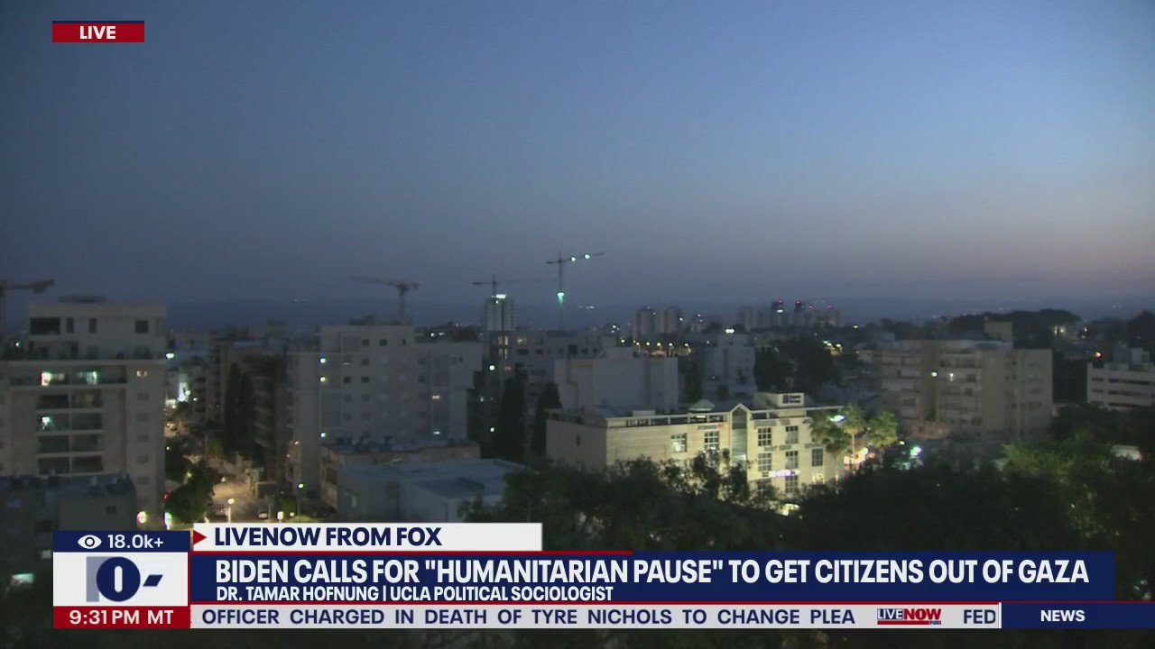 Biden calls for 'pause' to get people out of Gaza