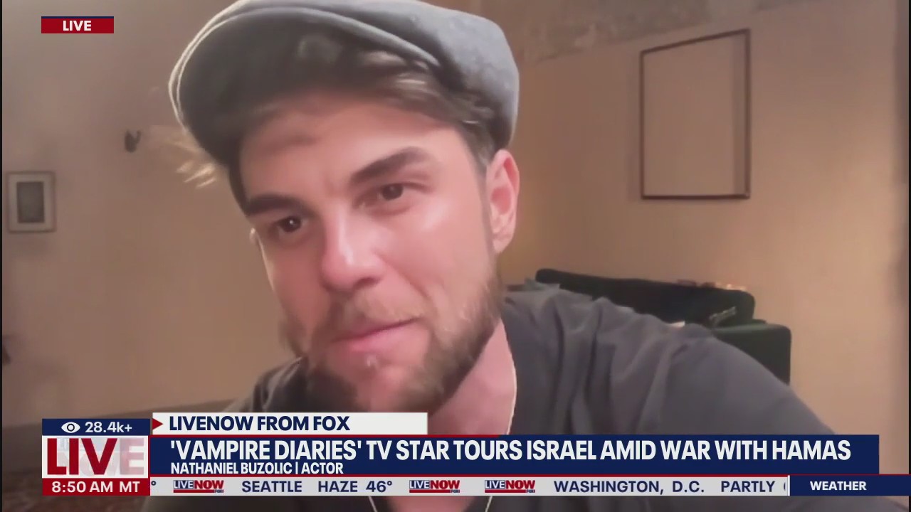 'Vampire Diaries' actor tours Israel amid war