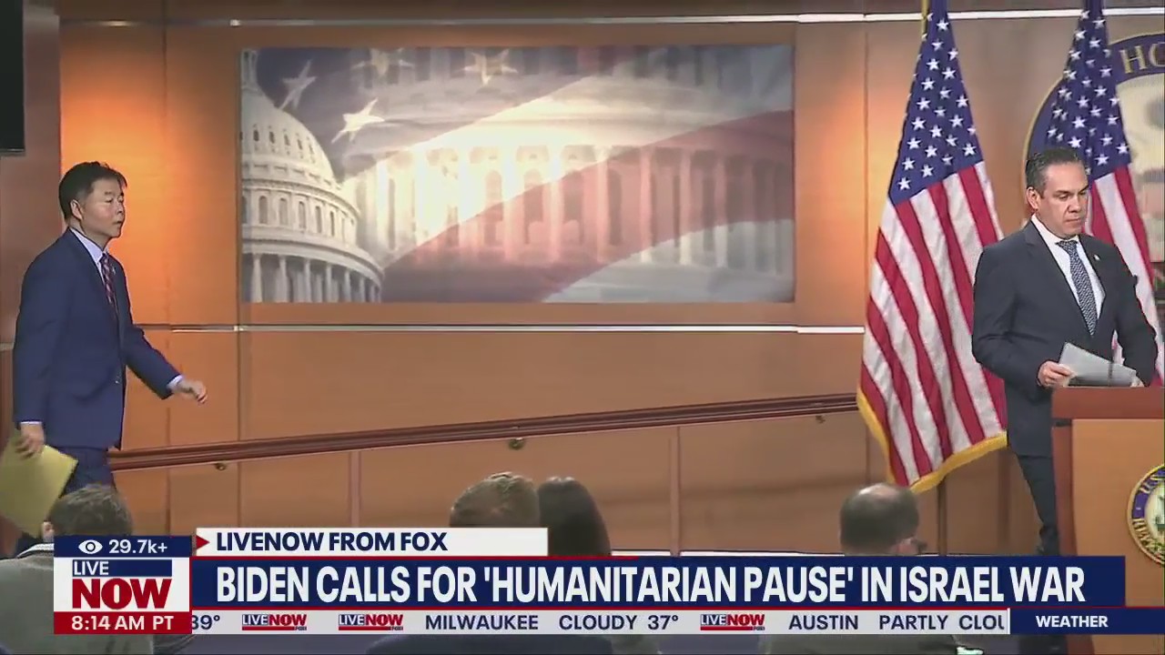 House Democrats speak on Israel war funding