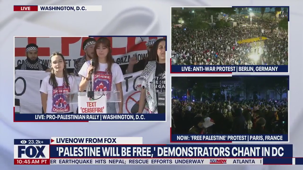 Protests erupt in wake of Israel-Hamas war