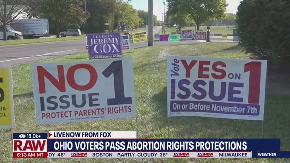 Ohio voters pass abortion rights protections