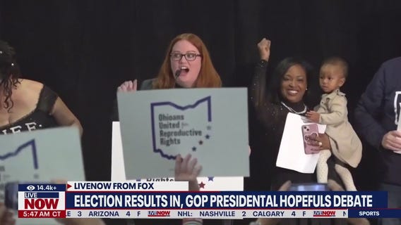 Election results in, GOP hopefuls debate