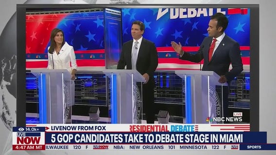 5 GOP candidates debate in Miami