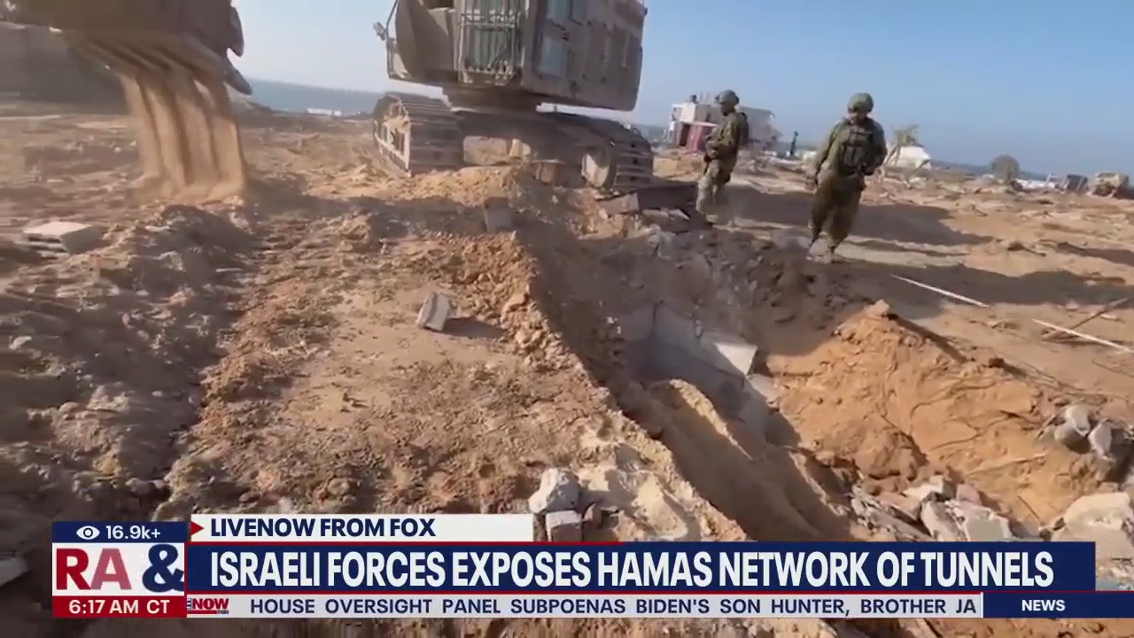 IDF expose and 'dismantle' Hamas tunnels