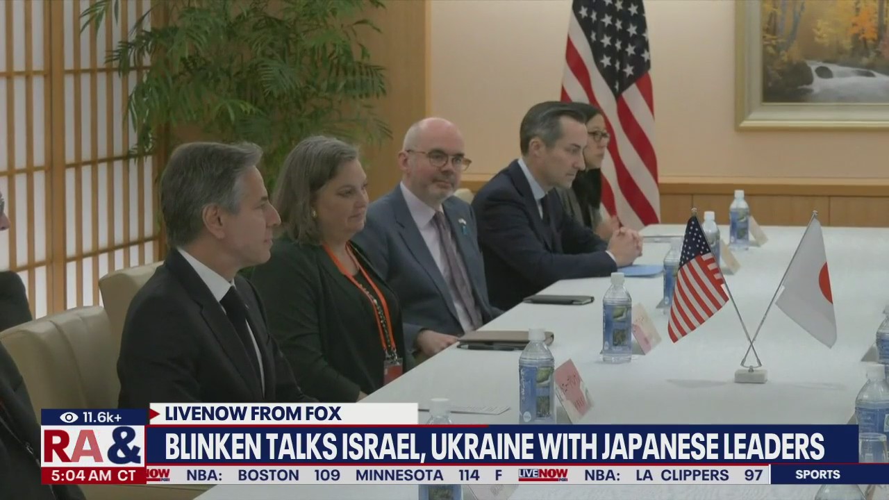 Sec. Blinken meets with leaders in Japan