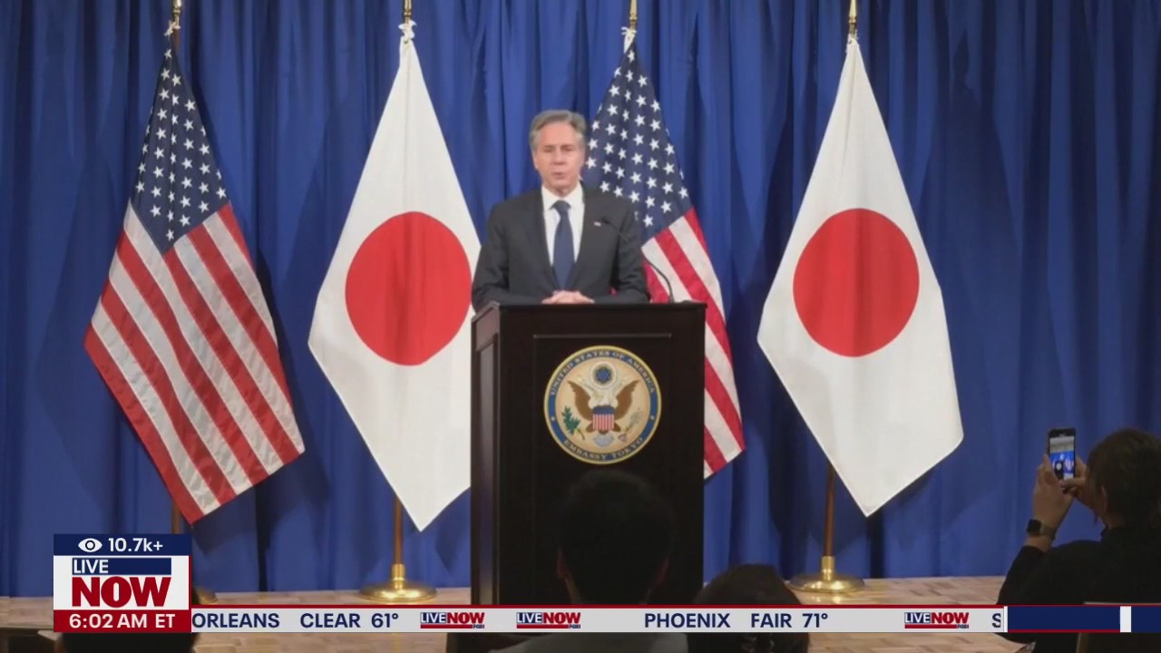 Blinken seeks G7 unity in visit to Japan