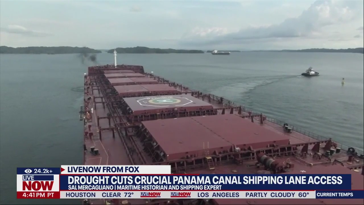Drought causing Panama Canal shipping disruptions
