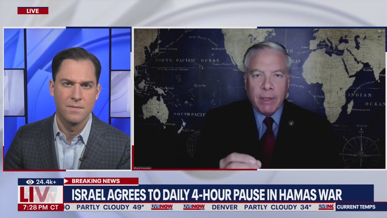 Israel agrees to 4-hour daily pause in Gaza