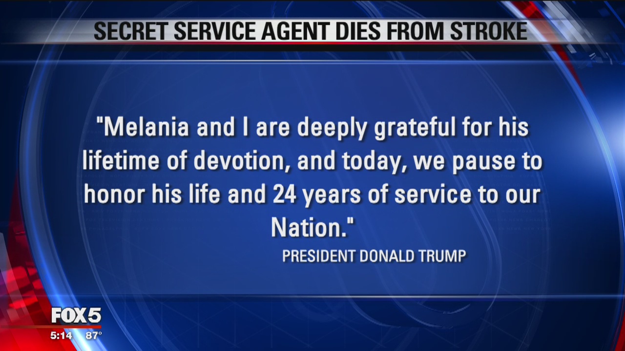 President Trump, first lady mourn fallen Secret Service agent