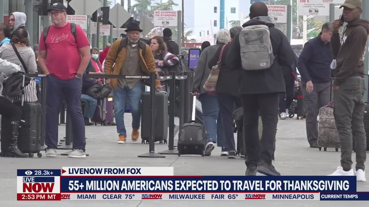 Thanksgiving travel expected to exceed 55M