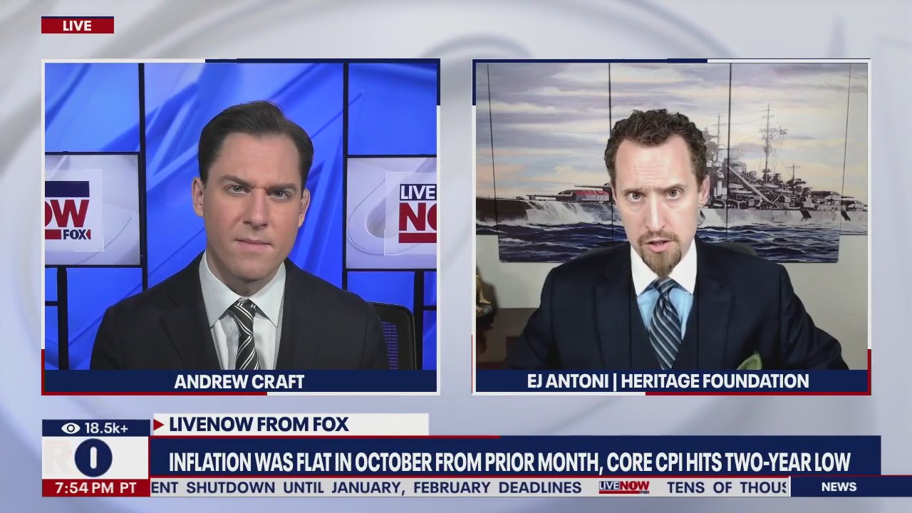 New CPI shows inflation eased in October