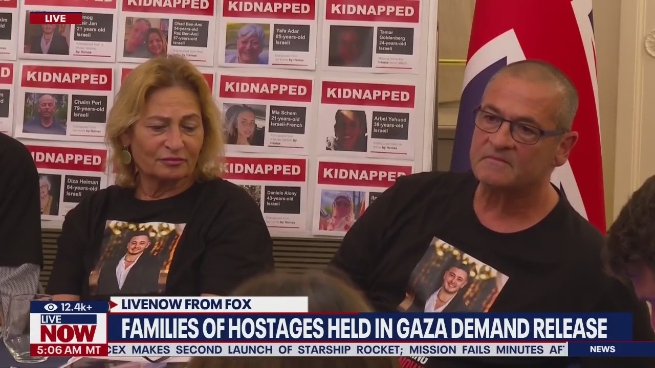 Families of Hamas hostages demand release