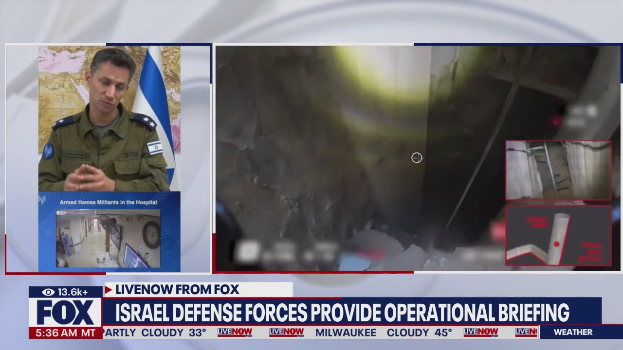 IDF releases video of tunnel at Al-Shifa