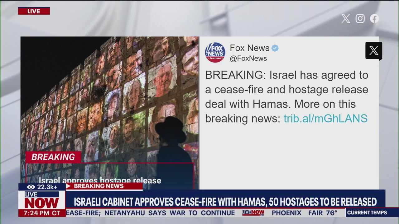 Israel, Hamas agree to hostage release, ceasefire