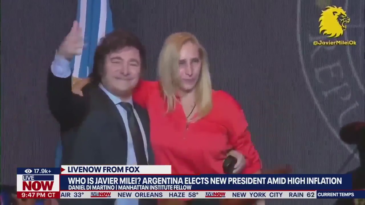 Argentina's president-elect Milei pledges new era