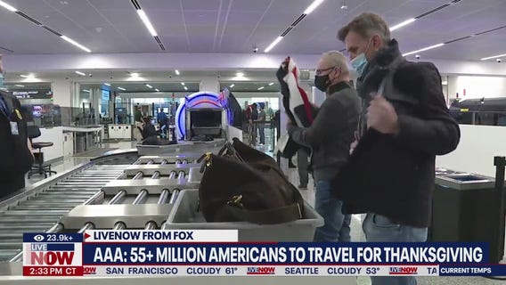 Travel ramping up ahead of Thanksgiving
