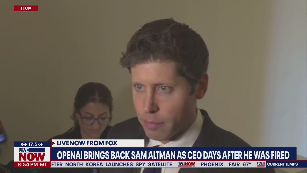 Sam Altman returning as OpenAI CEO after ouster