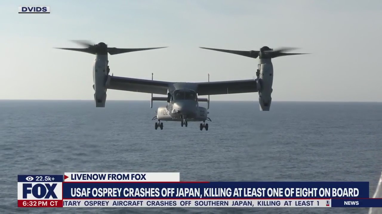 U.S. military aircraft crashes, at least 1 dead