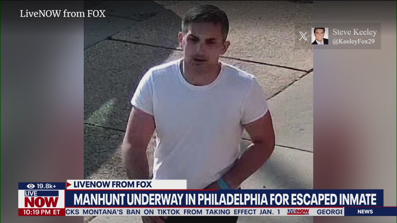 Manhunt underway for escaped inmate in Philly | LiveNOW from FOX