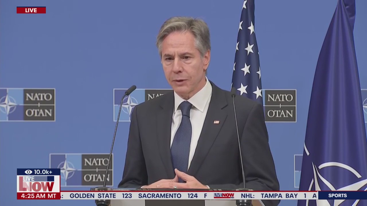 Blinken speaks ahead of NATO meeting