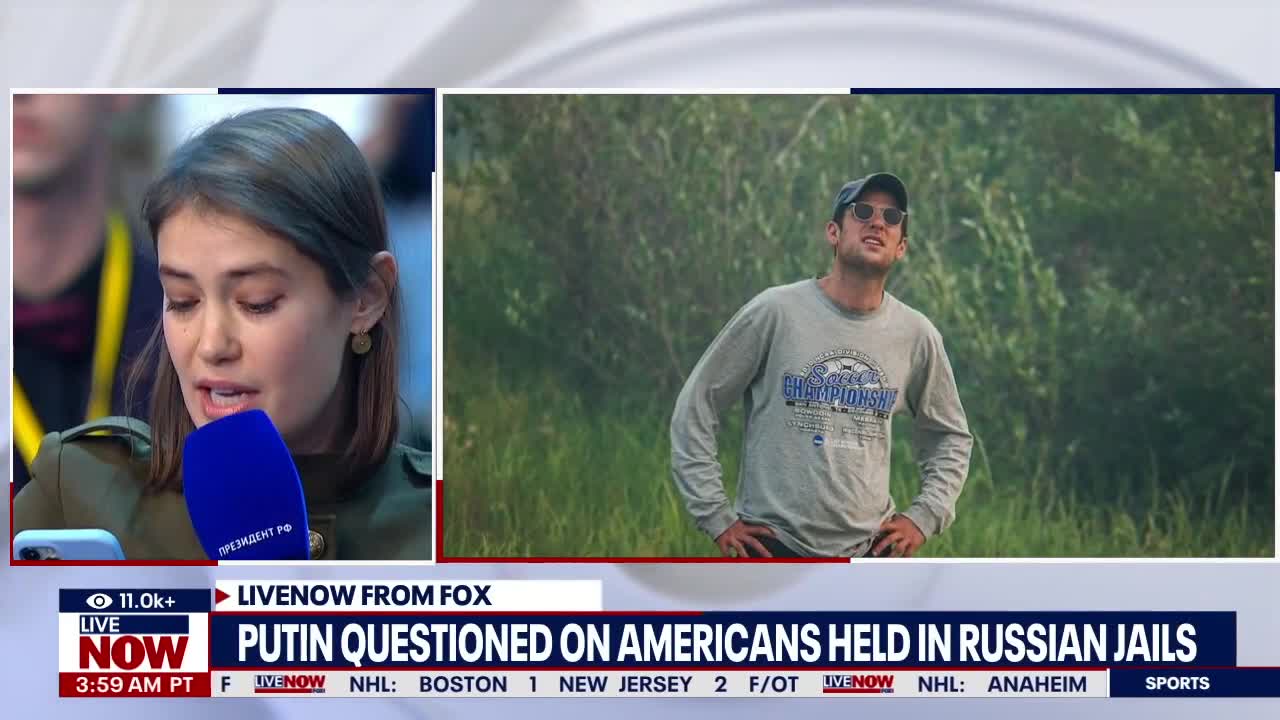 Putin questioned about the release of WSJ