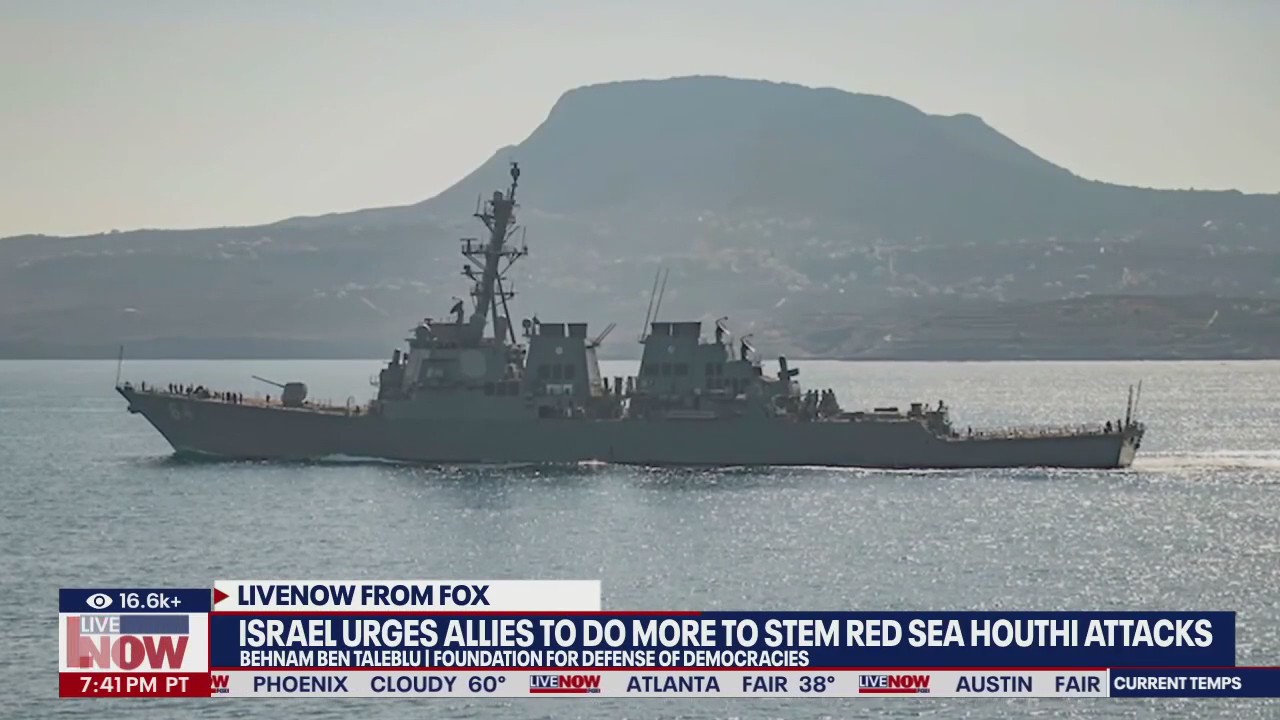 Israel urges allies to help curb Red Sea attacks