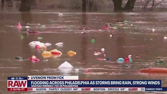 Flooding hits Philadelphia amid East Coast storm