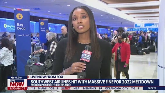 Southwest hit with big fines for 2022 meltdown