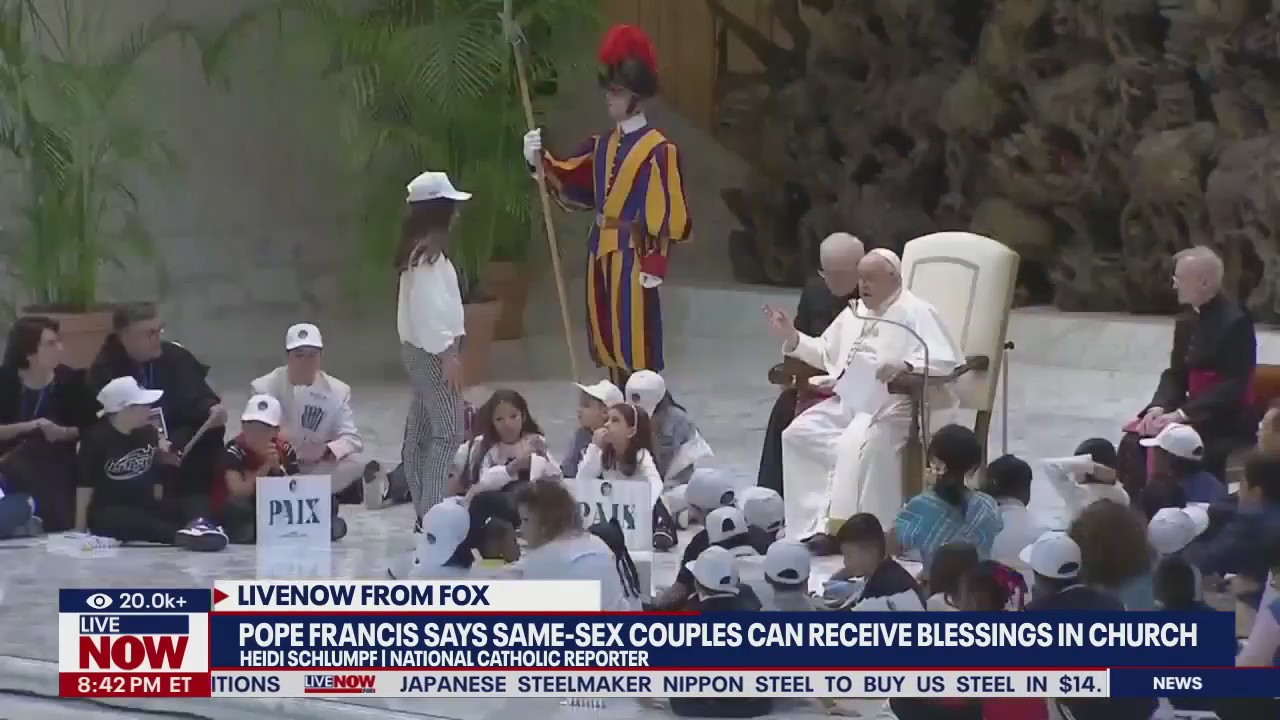 Pope Francis: Priests can bless same-sex couples