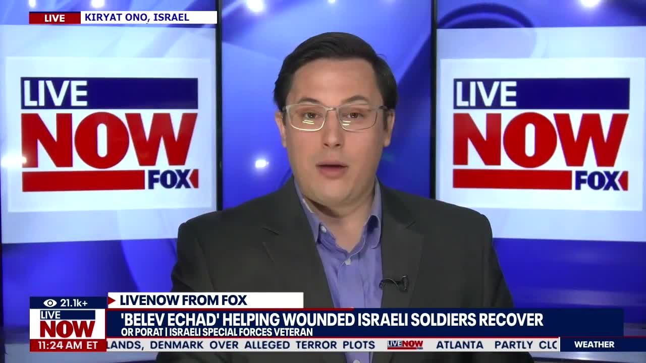 Belev Echad helping wounded Israeli soldiers