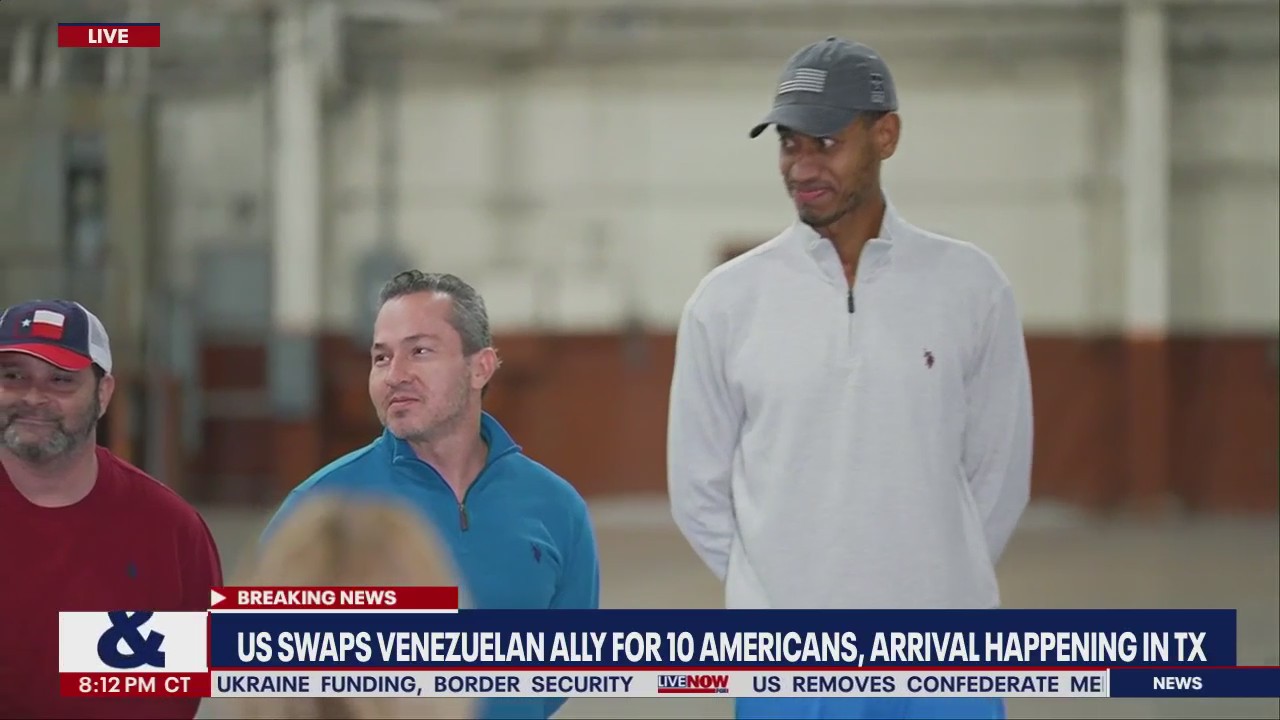 American prisoners freed by Venezuela land in U.S.