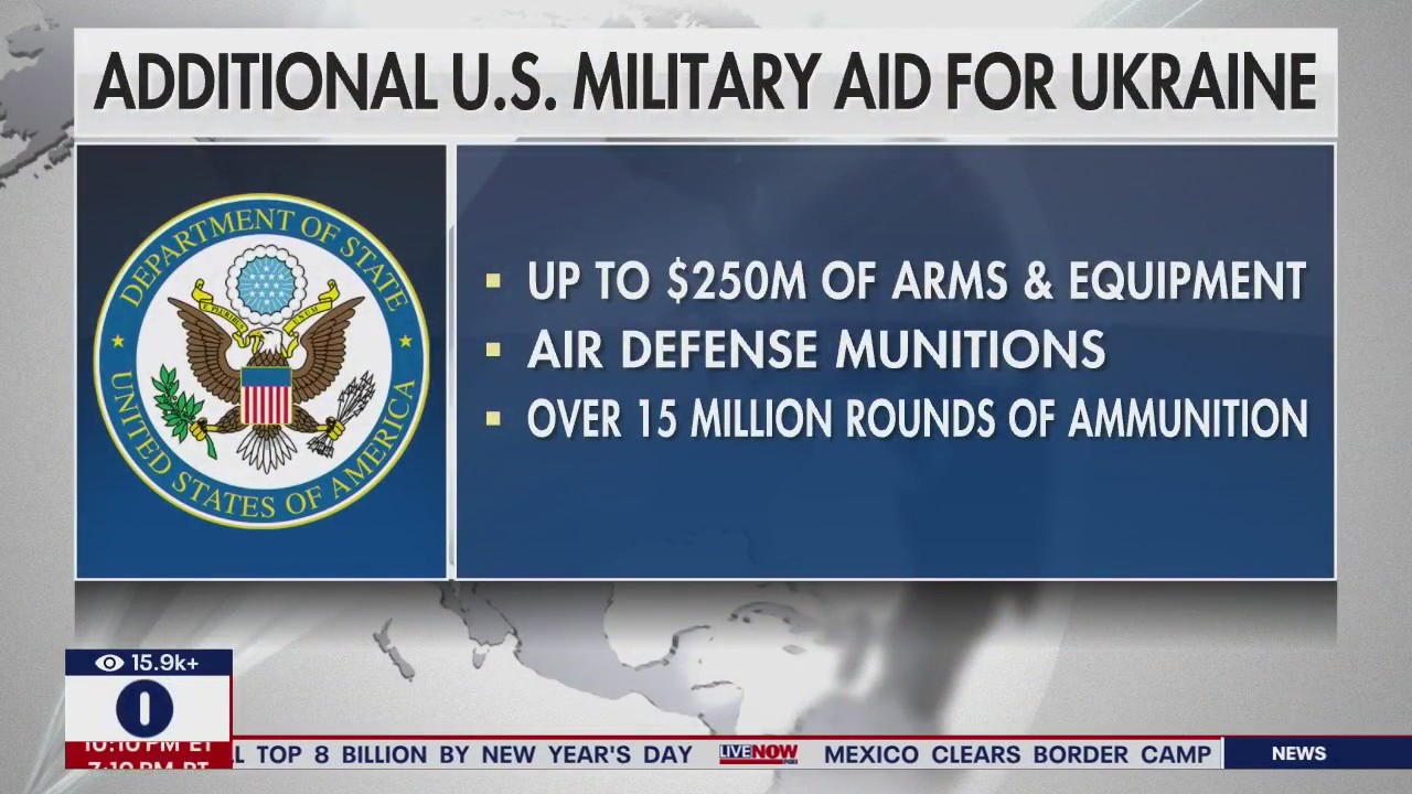 U.S. to send Ukraine additional military aid