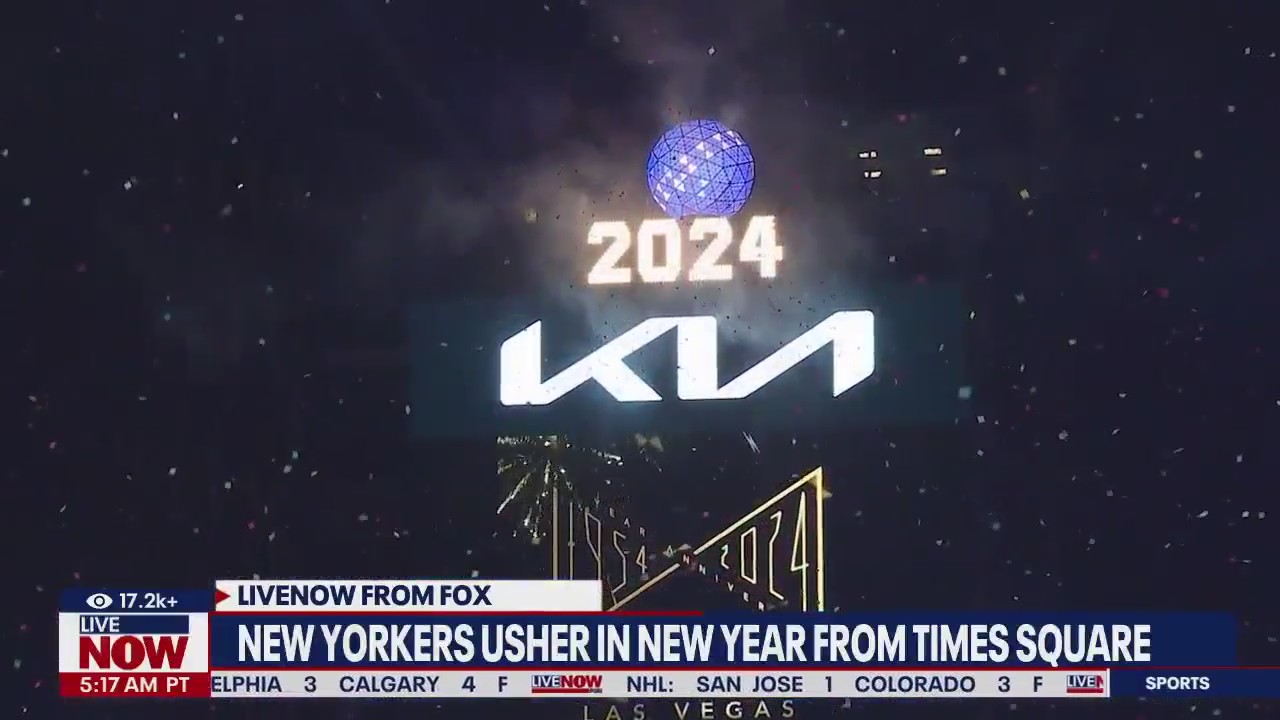 NYC ushers in the New Year from Time Square