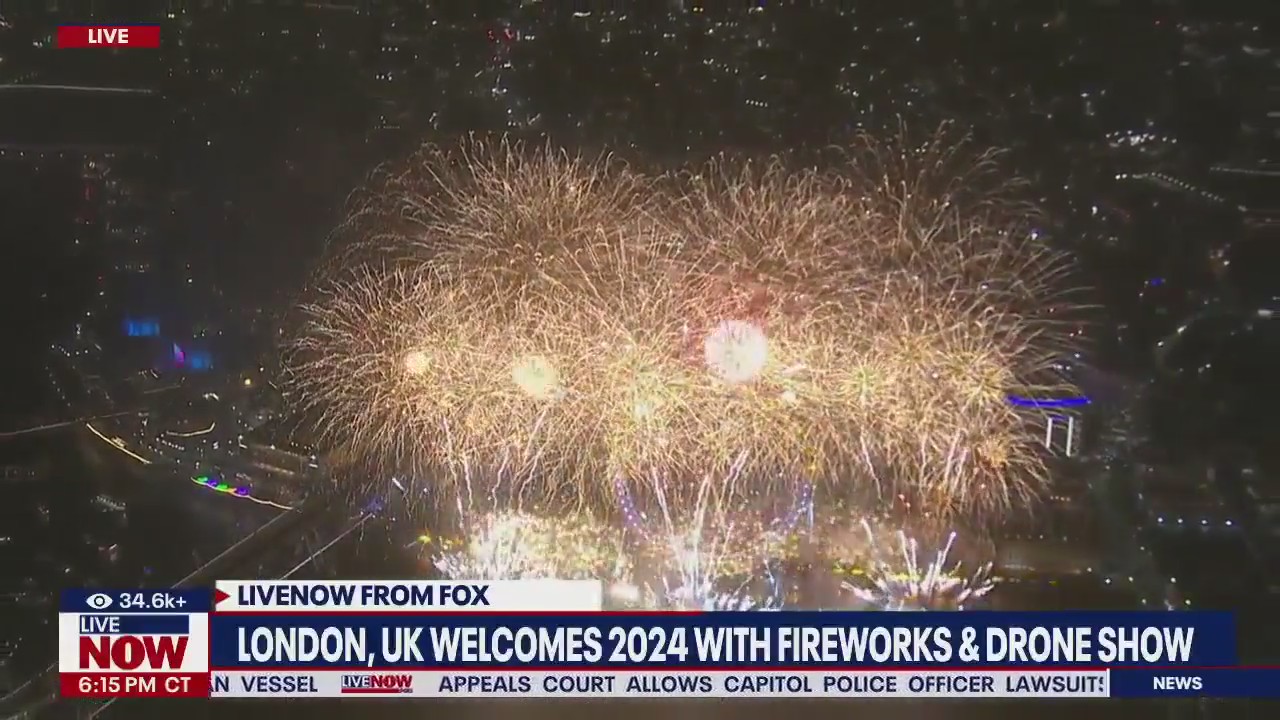 New Years Eve fireworks 2023: London celebration