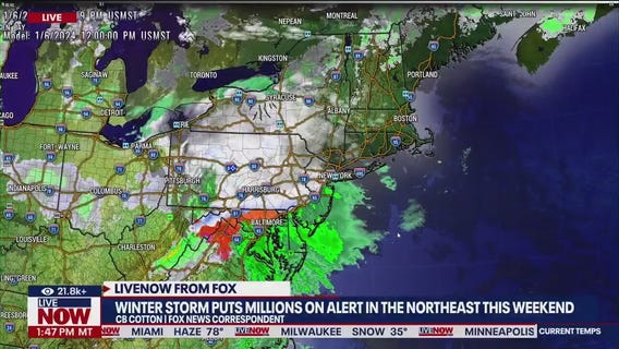Millions on alert amid Northeast winter storm