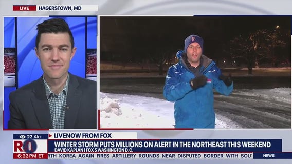 DC area hit with heavy snow amid nor'easter