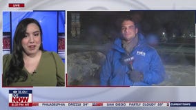 Winter storm dropping snow on New York