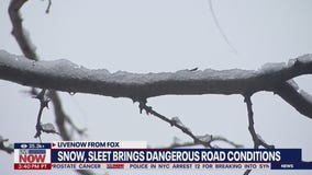 Winter weather: Snow, sleet blast Midwest