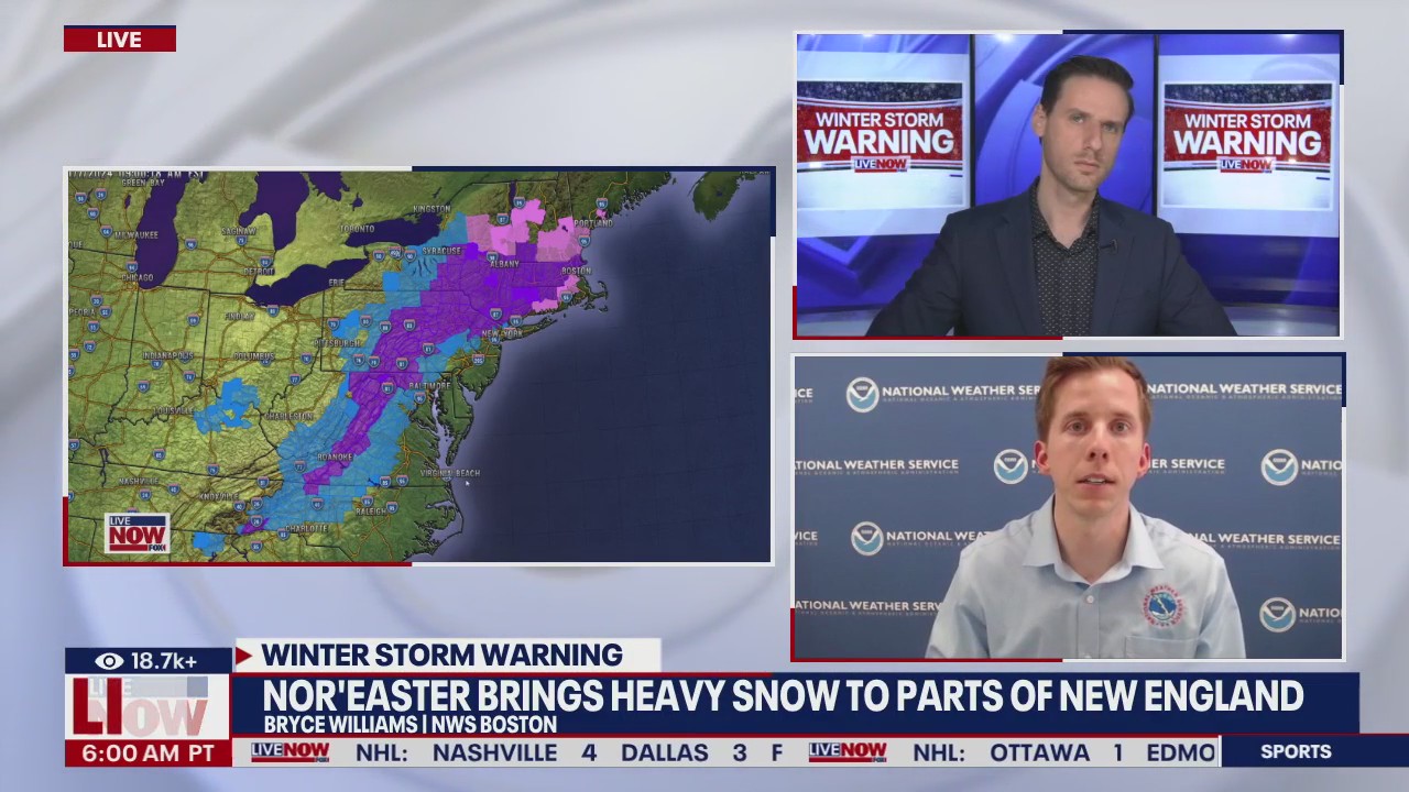 Boston NWS tracks Nor'easter