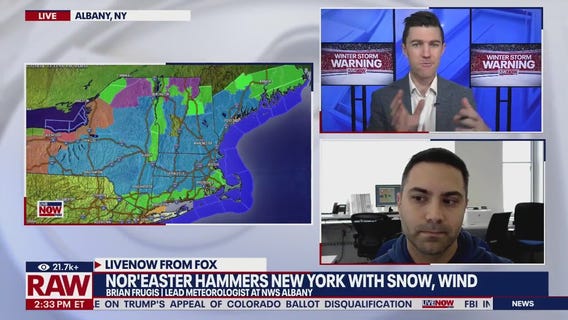 New York hit with snow, wind amid nor'easter