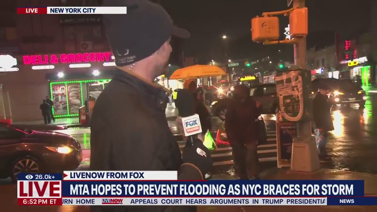 Powerful storm hits NYC with high winds, rain