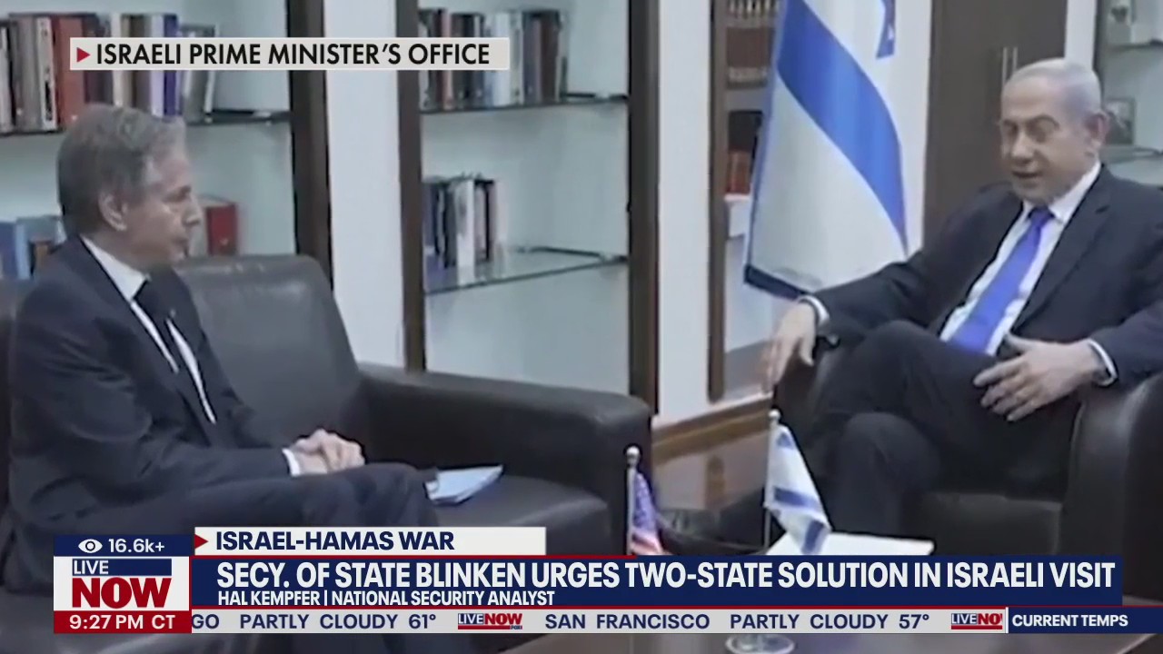Blinken meets with Netanyahu during Israel visit