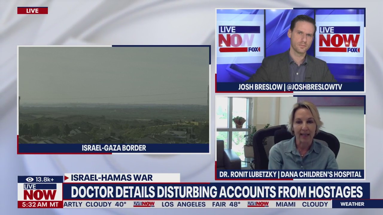 Israeli doctor speaks on treating child hostages