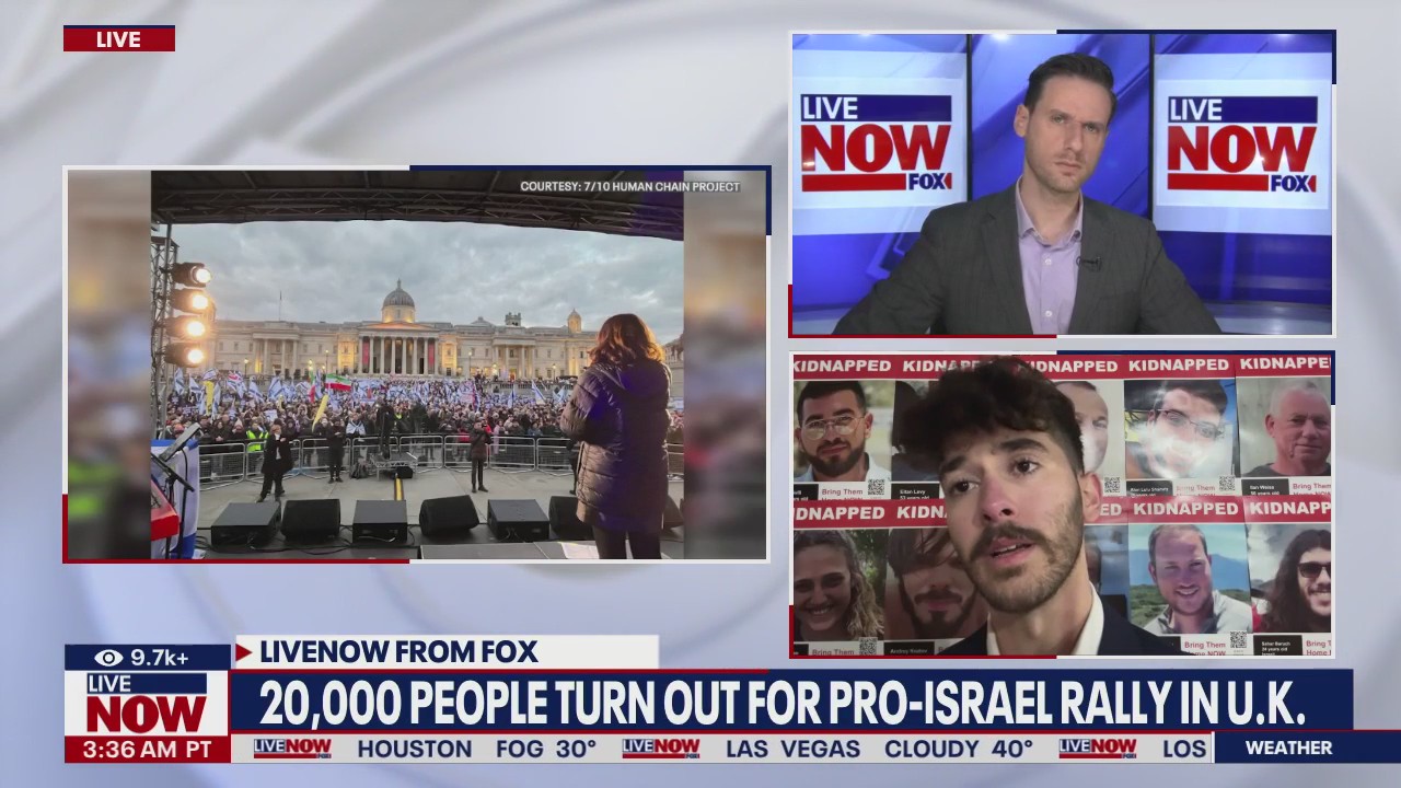 20K turn out for pro-Israel rally in UK